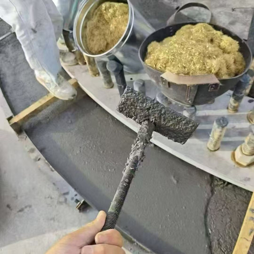 河南C120钢纤维高强无收灌浆料 轧机压缩机汽轮机发电机锻压设备底座灌浆材料